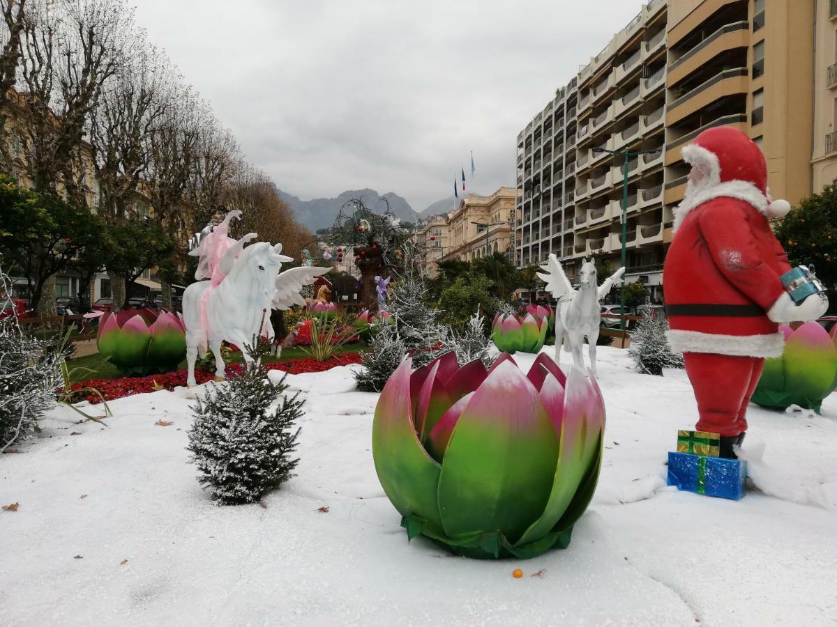 Appartement Le Cernuschi Rdc Menton Eksteriør billede